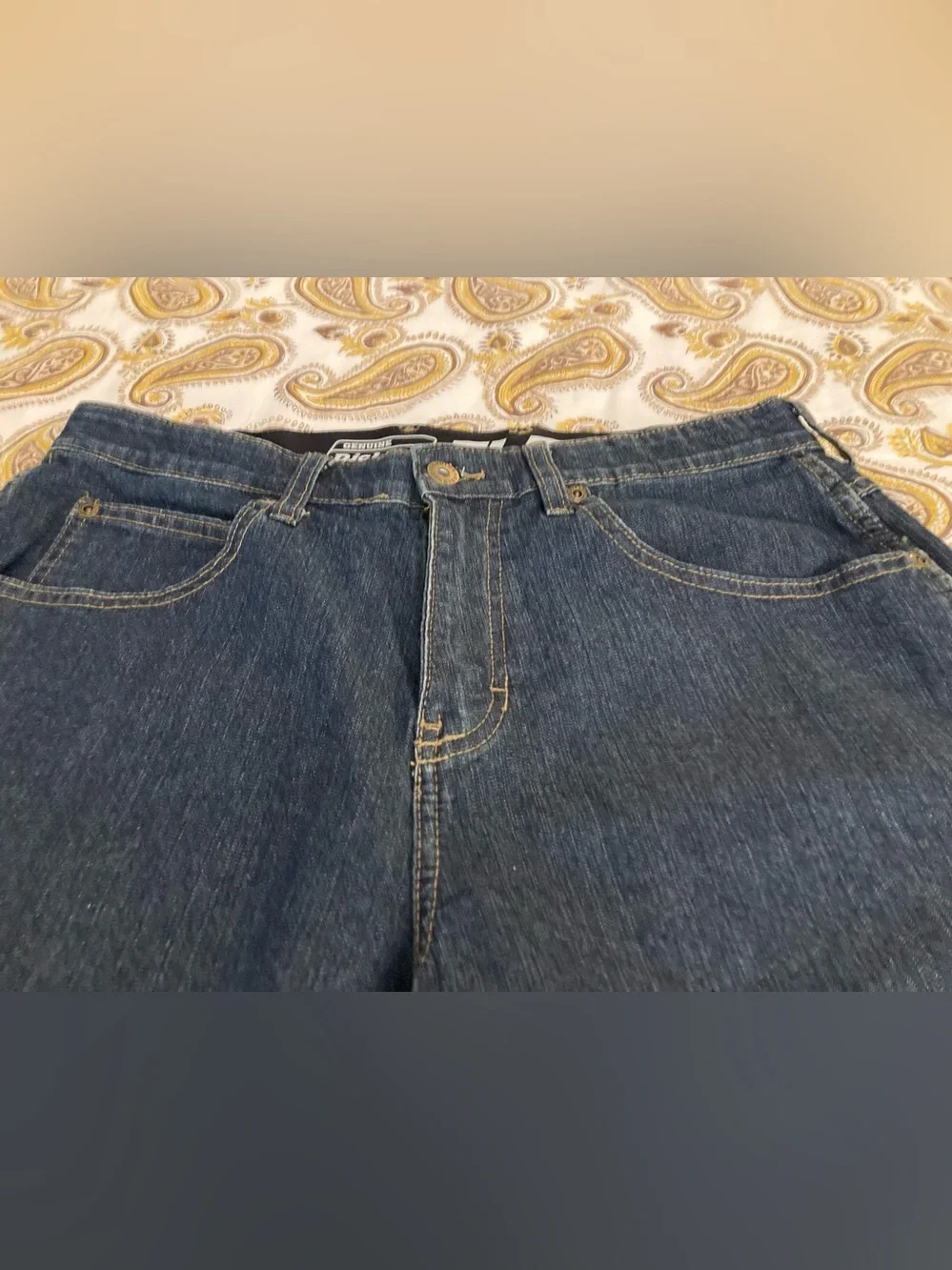 Genuine Dickies  Dark Blue Denim Jean Shorts Sz 30